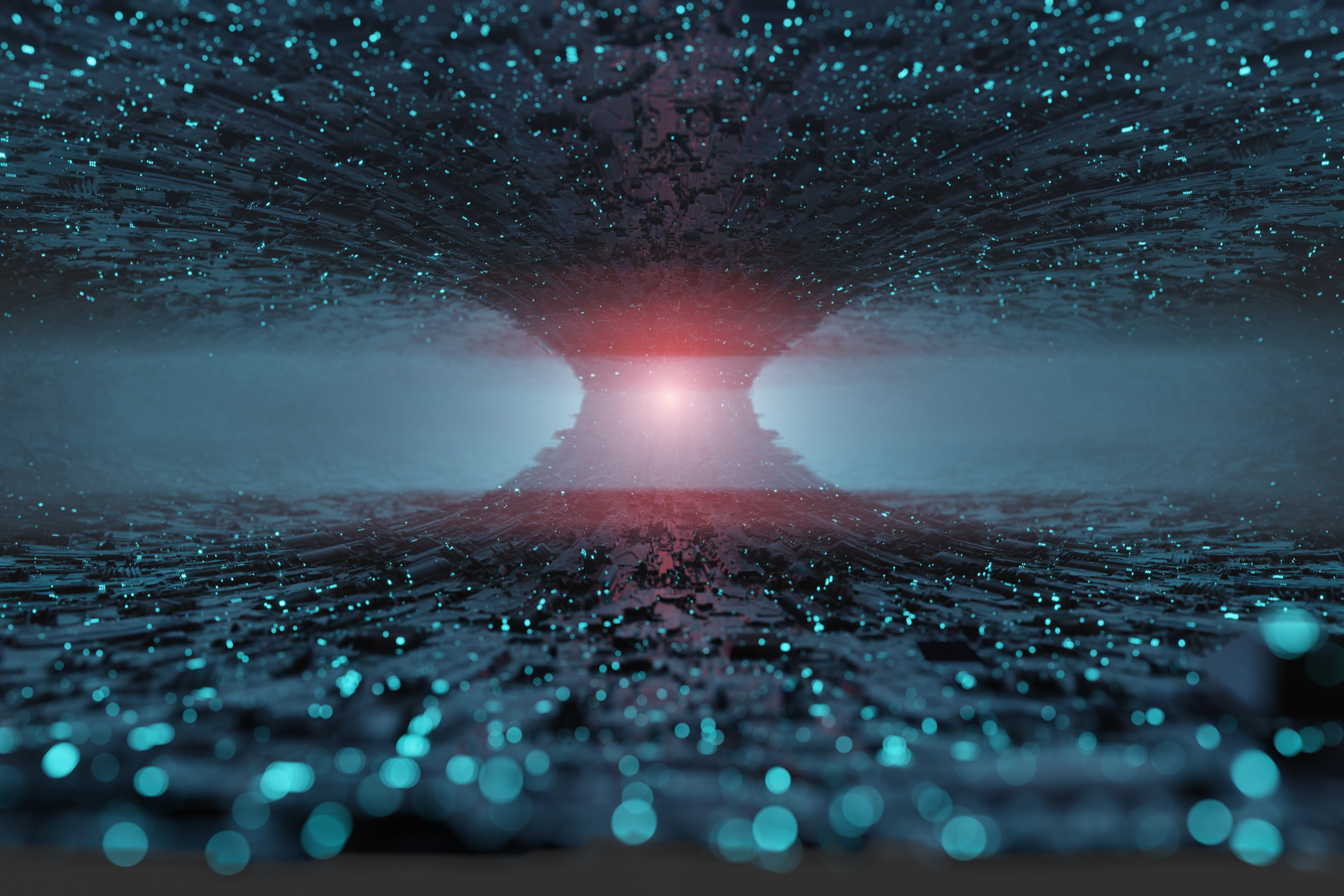 Abstract data flow visualization